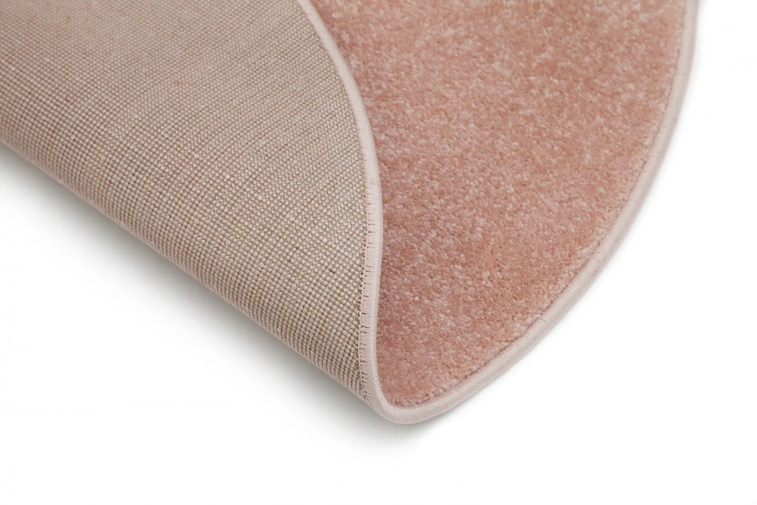Rund teppe - Aura (rosa)