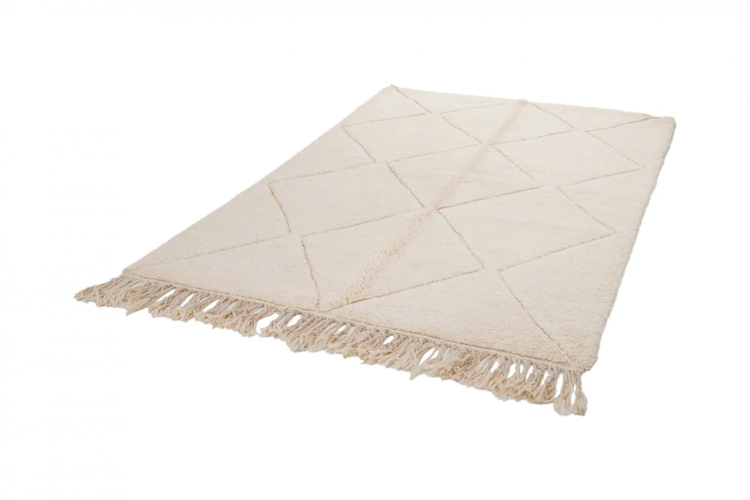Kelim-teppe Marokkansk Beni Ourain 250 x 150 cm