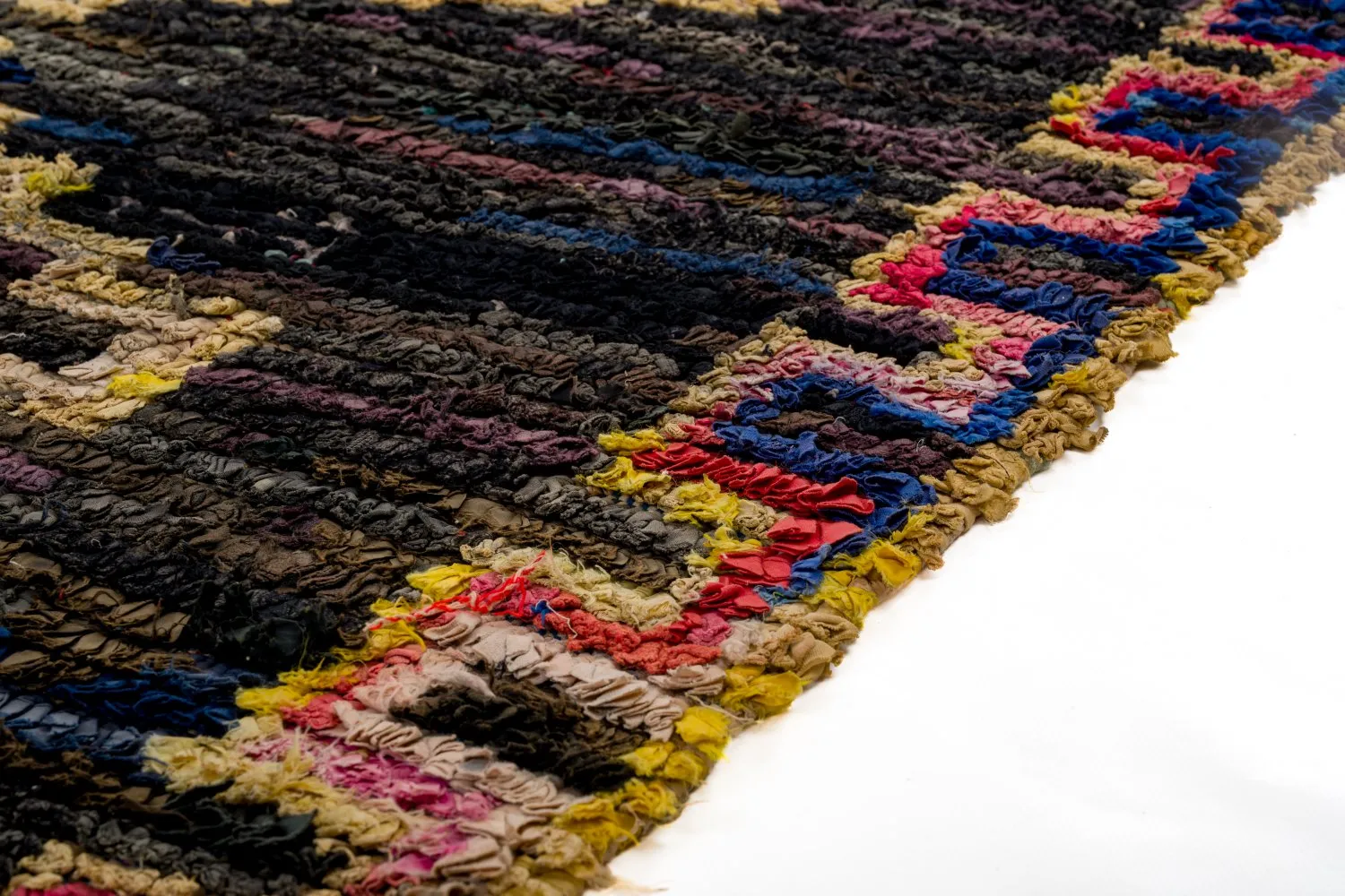 Marokkansk Boucherouite-teppe 275 x 145 cm