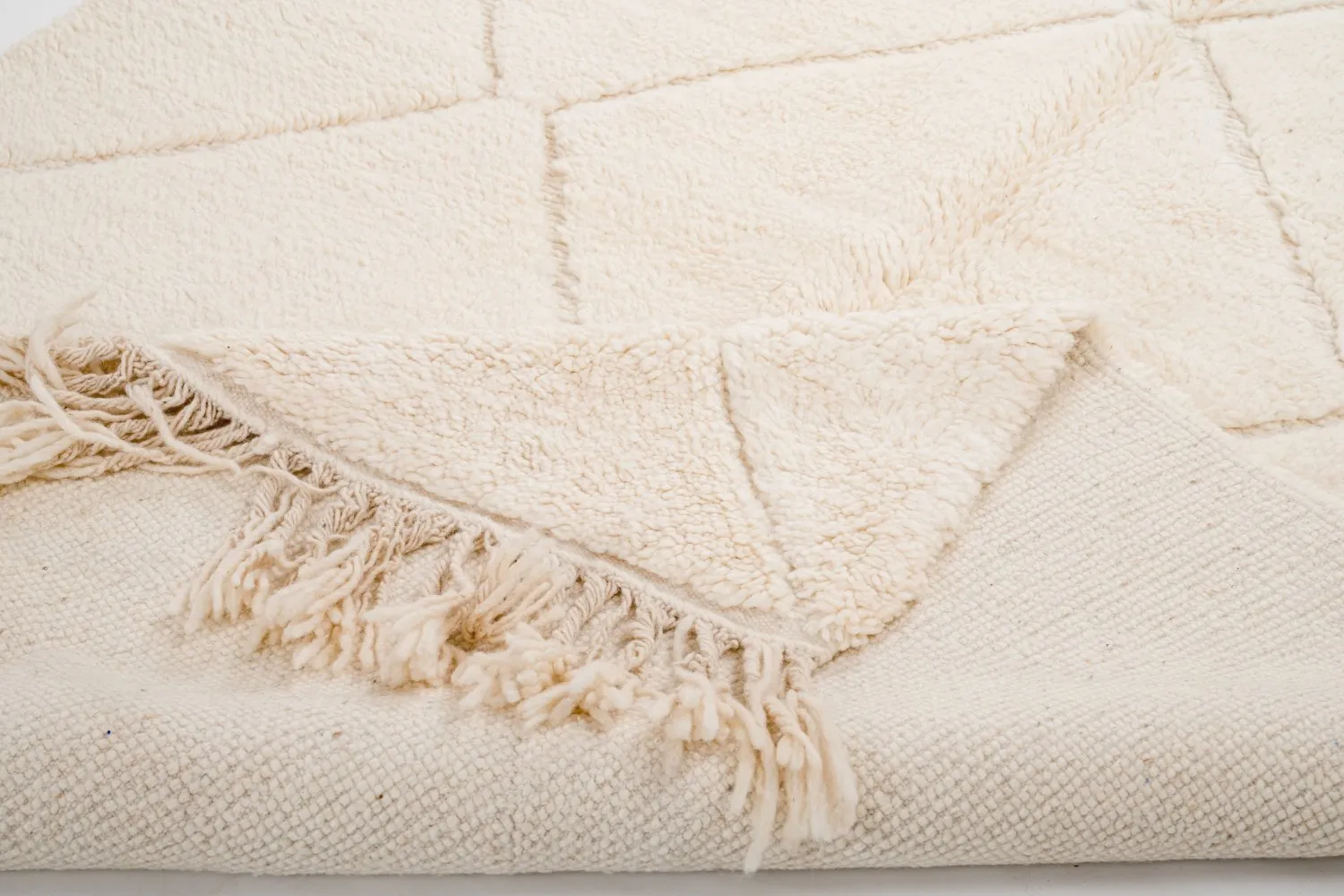 Kelim-teppe Marokkansk Beni Ourain 250 x 150 cm