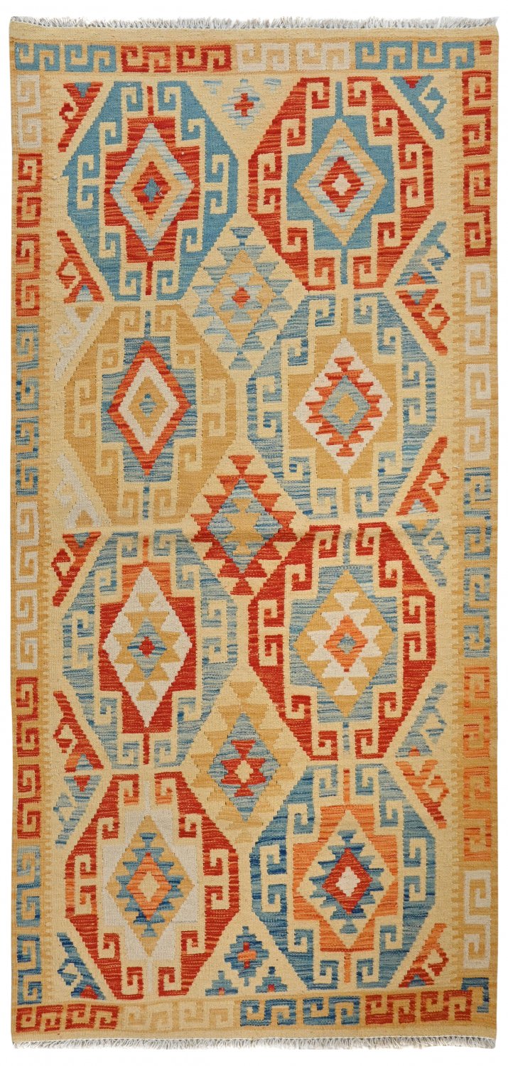 Kelim-teppe Afghansk 205 x 101 cm
