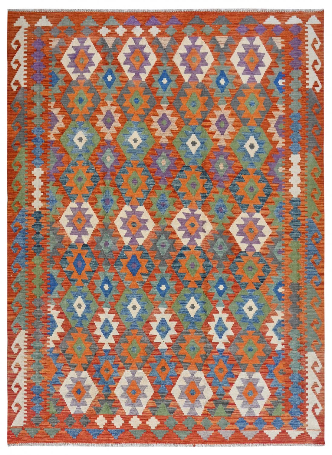 Kelim-teppe Afghansk 286 x 203 cm