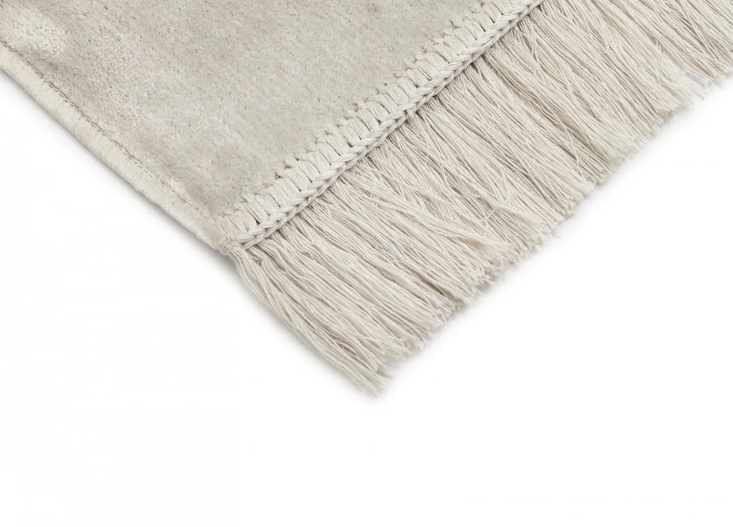 Wilton-teppe - Art Silk (lysegrå/beige)