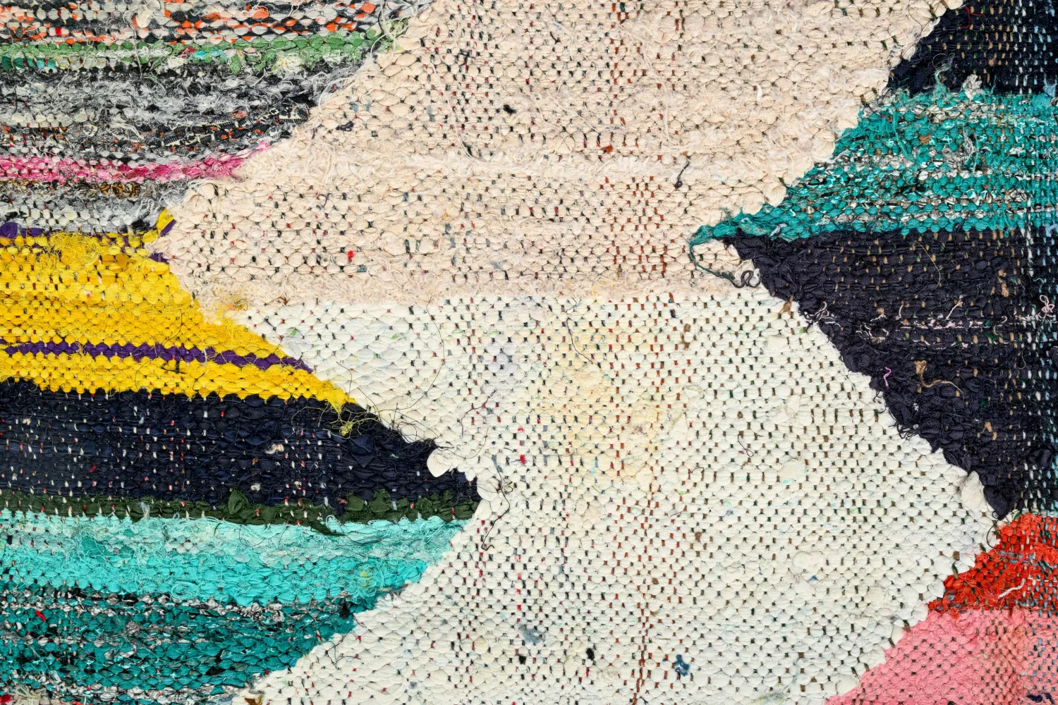 Marokkansk Boucherouite-teppe 120 x 200 cm