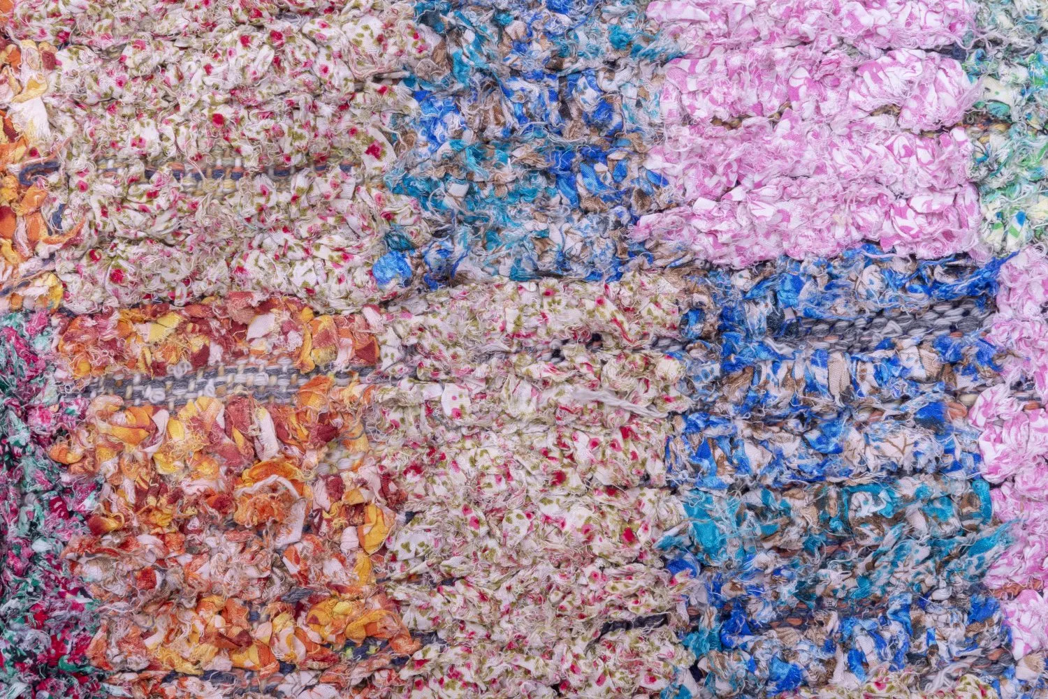 Marokkansk Boucherouite-teppe 210 x 105 cm