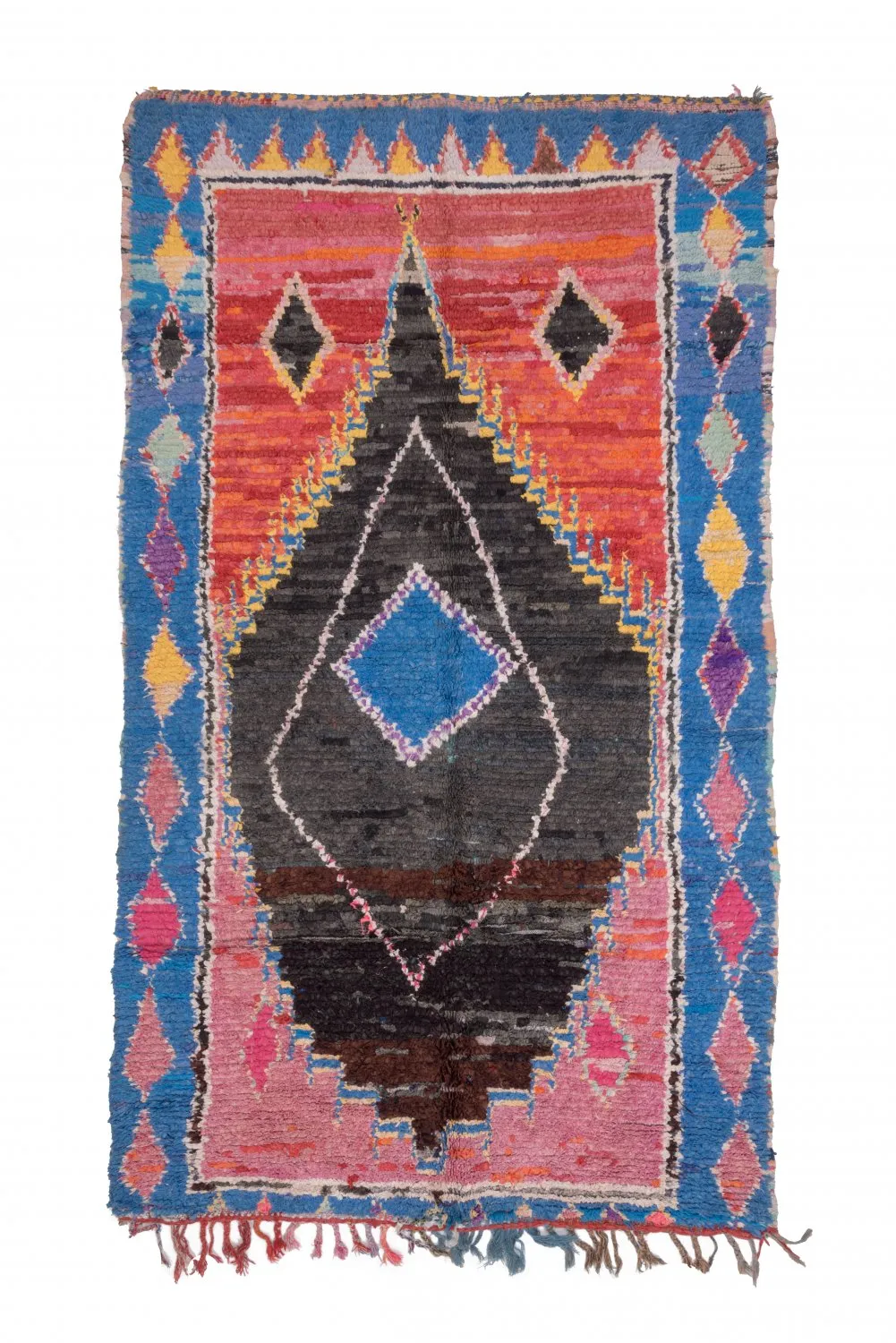 Marokkansk Boucherouite-teppe 275 x 155 cm