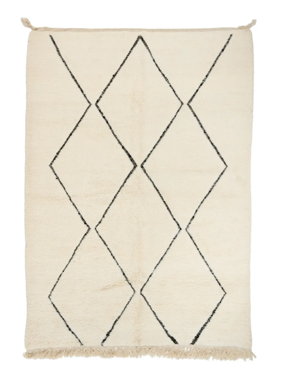 Kelim-teppe Marokkansk Beni Ourain 205 x 290 cm