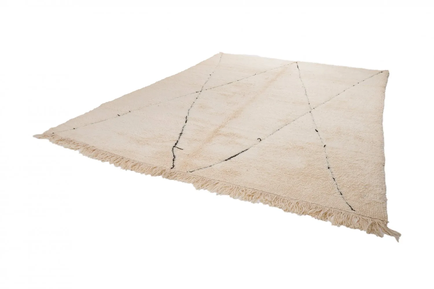 Kelim-teppe Marokkansk Beni Ourain 335 x 255 cm