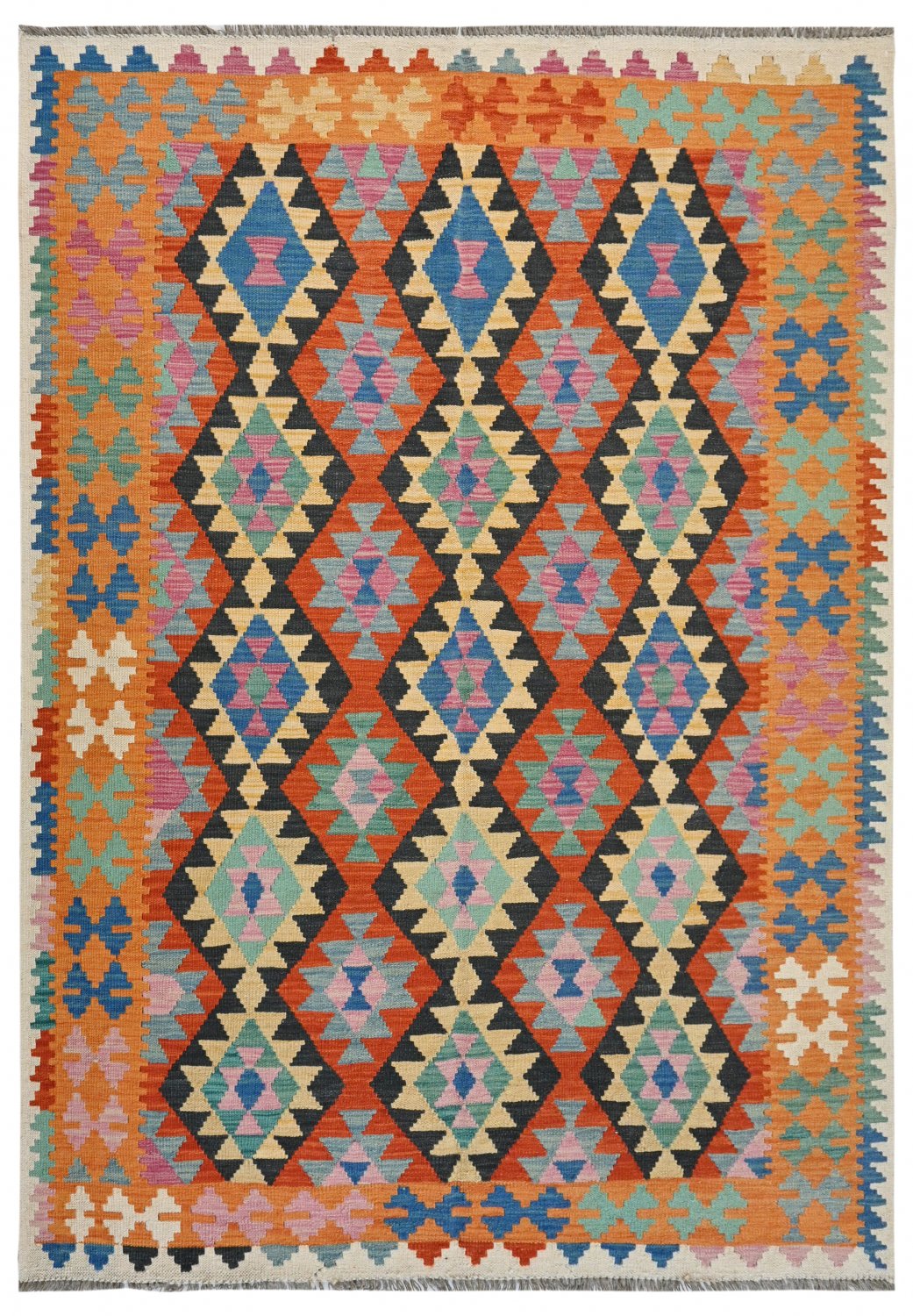 Kelim-teppe Afghansk 240 x 177 cm