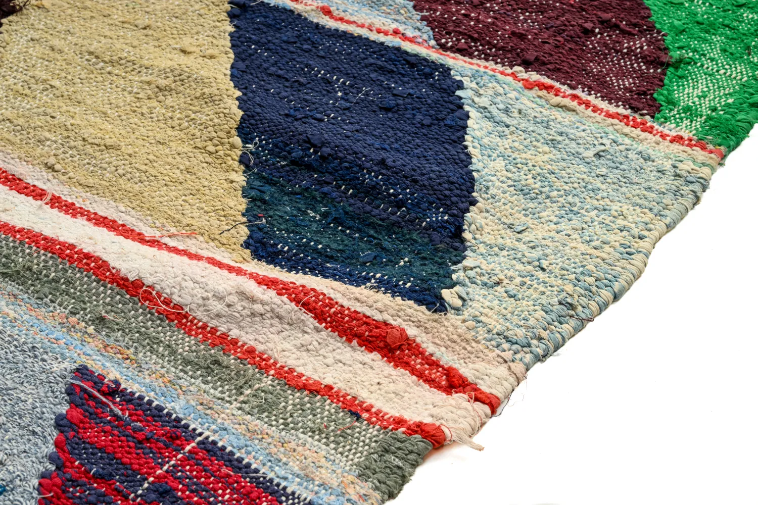 Marokkansk Boucherouite-teppe 145 x 280 cm