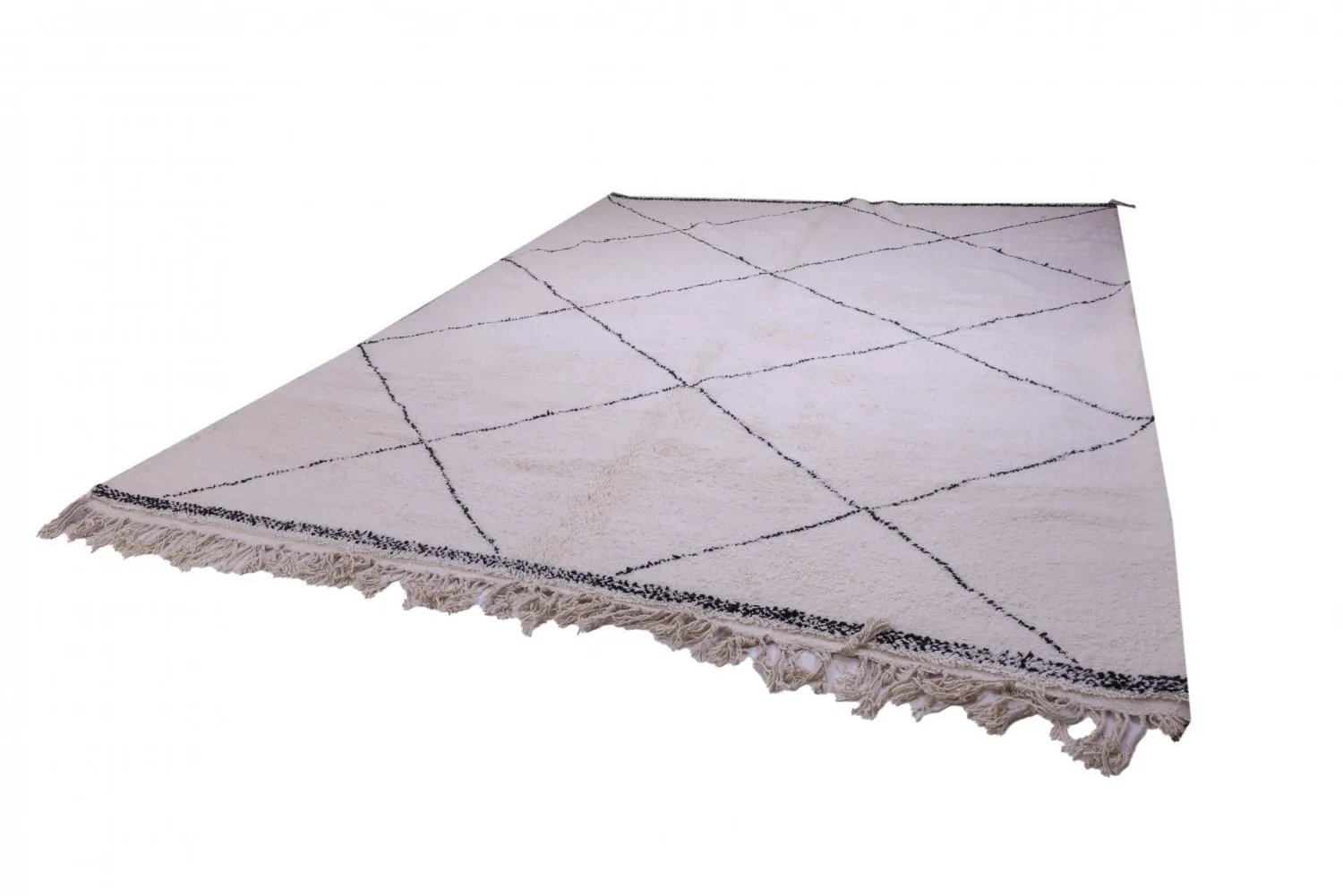Kelim-teppe Marokkansk Beni Ourain 405 x 320 cm