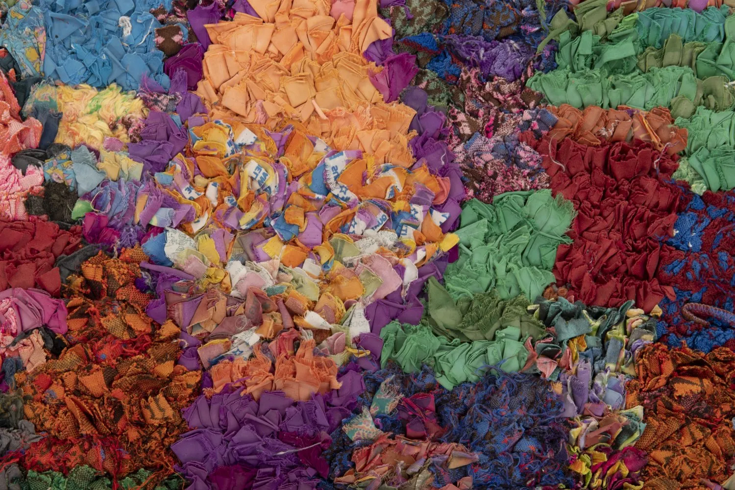 Marokkansk Boucherouite-teppe 210 x 150 cm