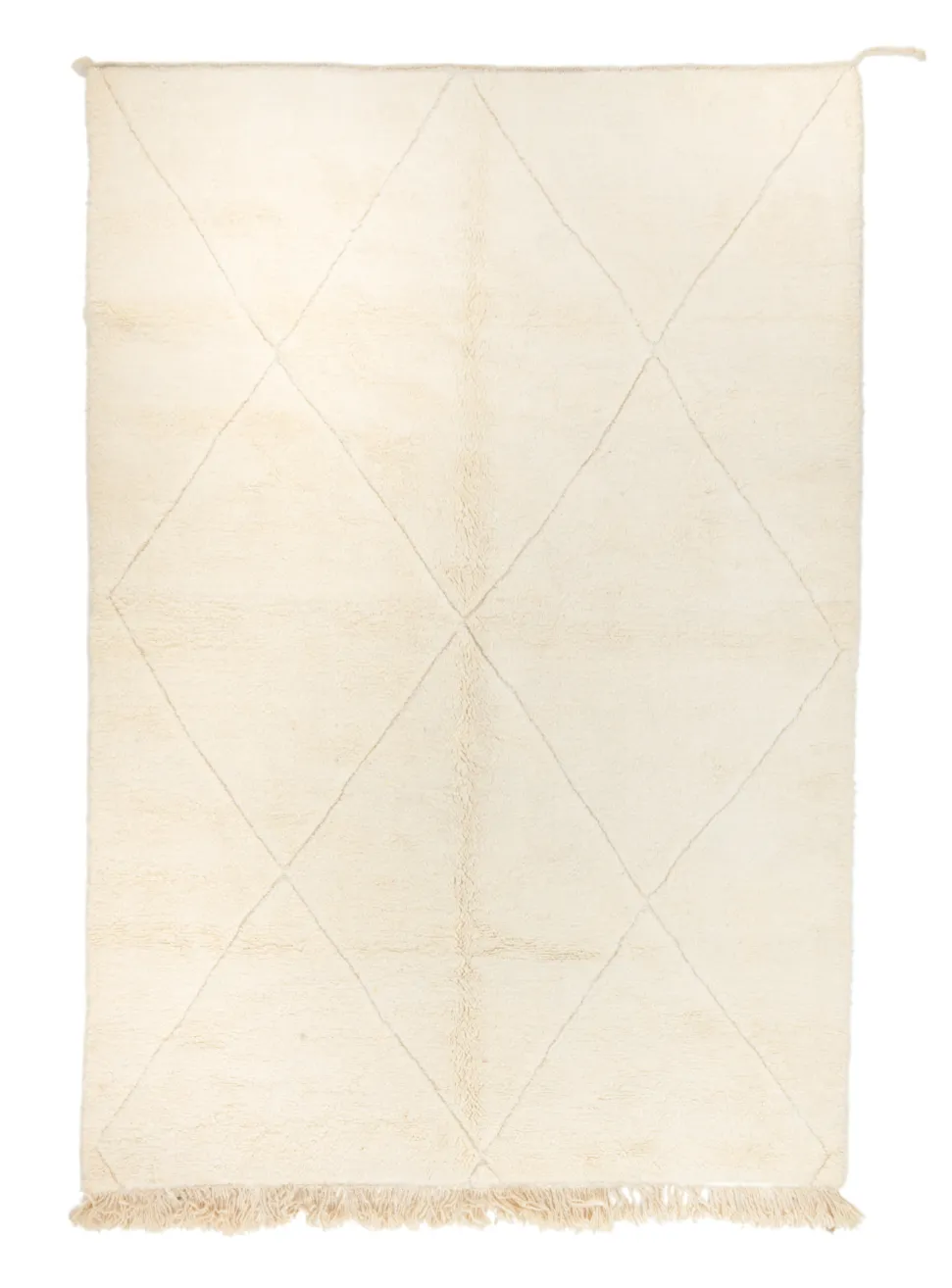 Kelim-teppe Marokkansk Beni Ourain 205 x 310 cm