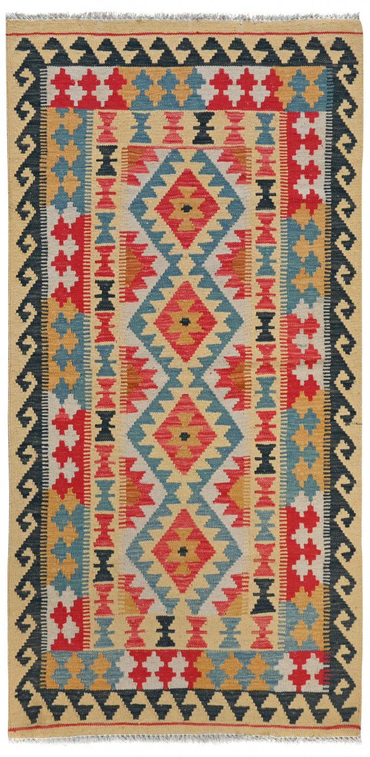 Kelim-teppe Afghansk 193 x 96 cm