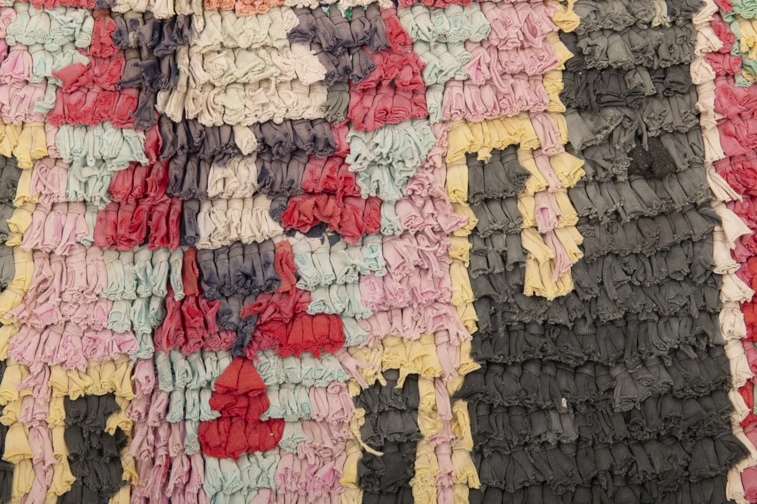 Marokkansk Boucherouite-teppe 160 x 100 cm