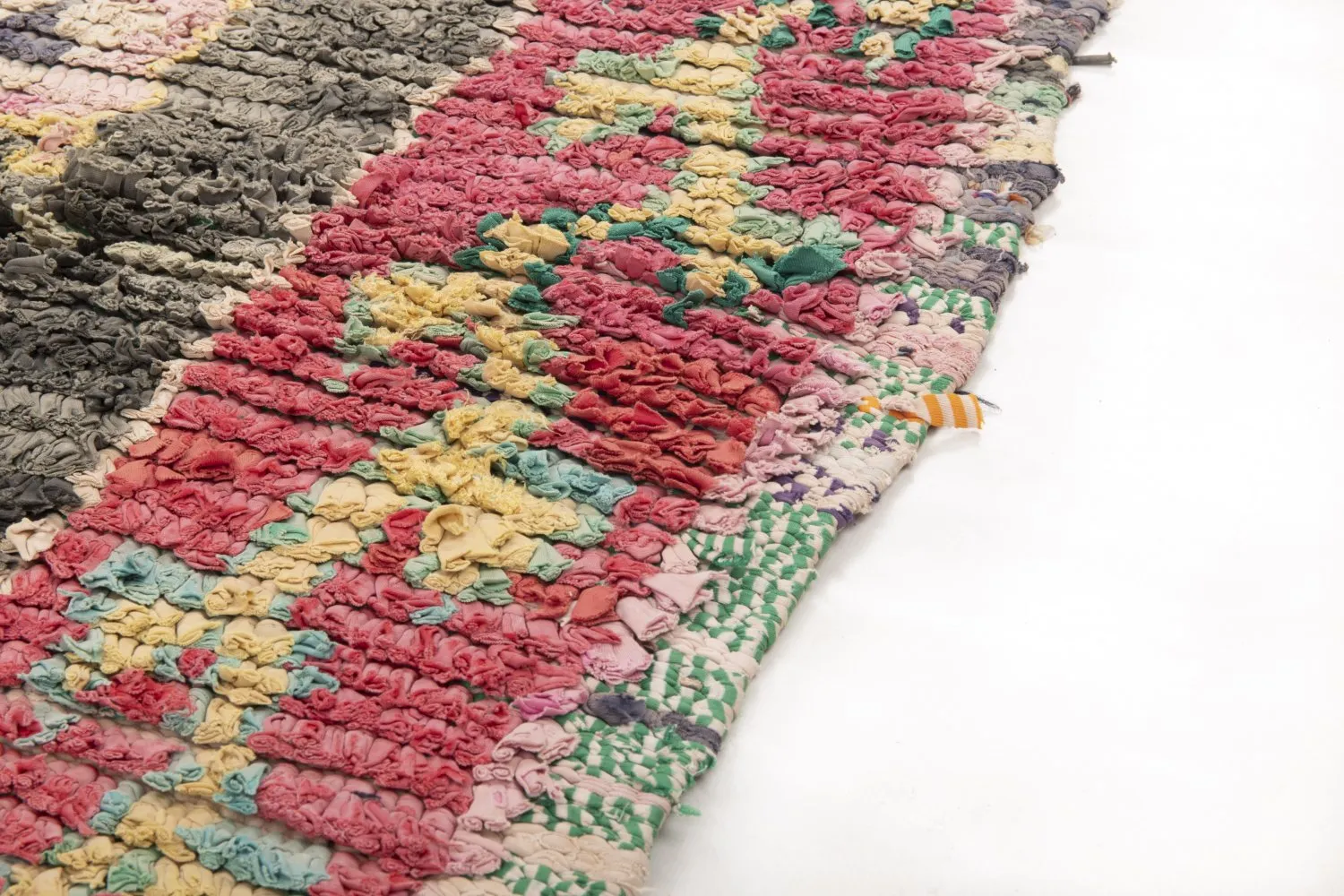 Marokkansk Boucherouite-teppe 160 x 100 cm