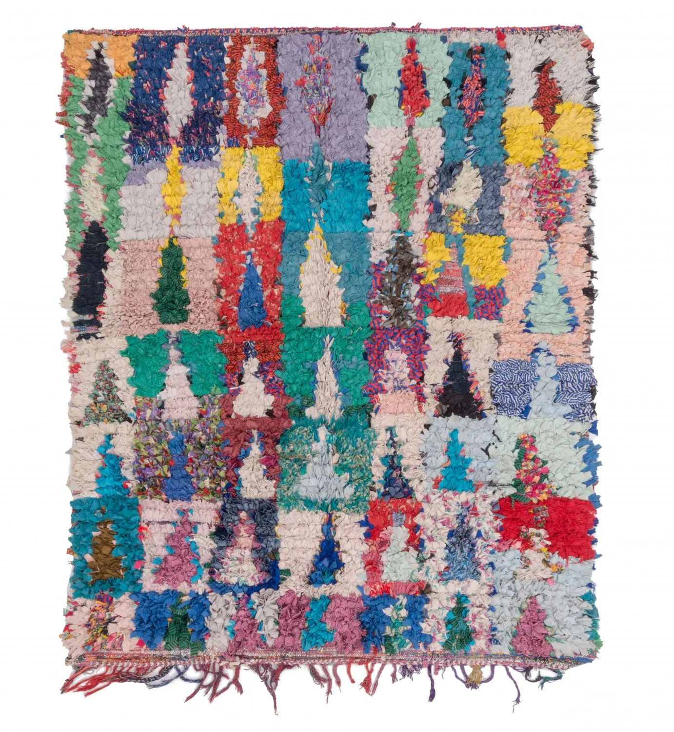 Marokkansk Boucherouite-teppe 200 x 160 cm