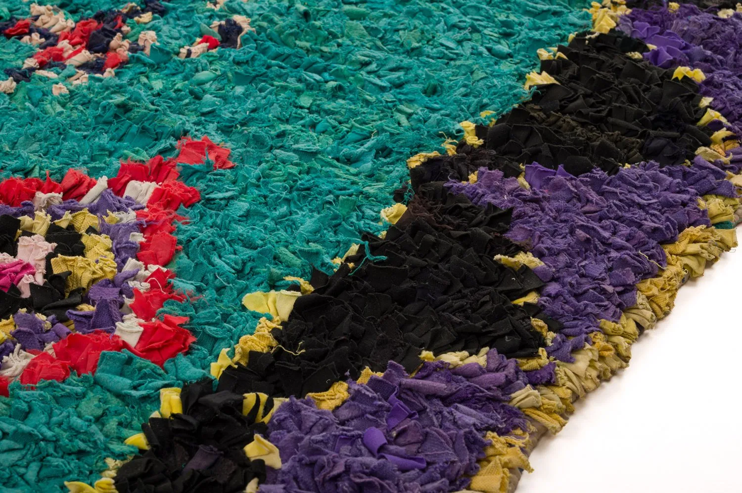 Marokkansk Boucherouite-teppe 155 x 335 cm