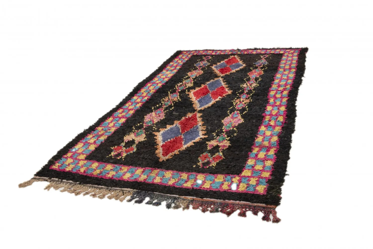 Marokkansk Boucherouite-teppe 315 x 165 cm