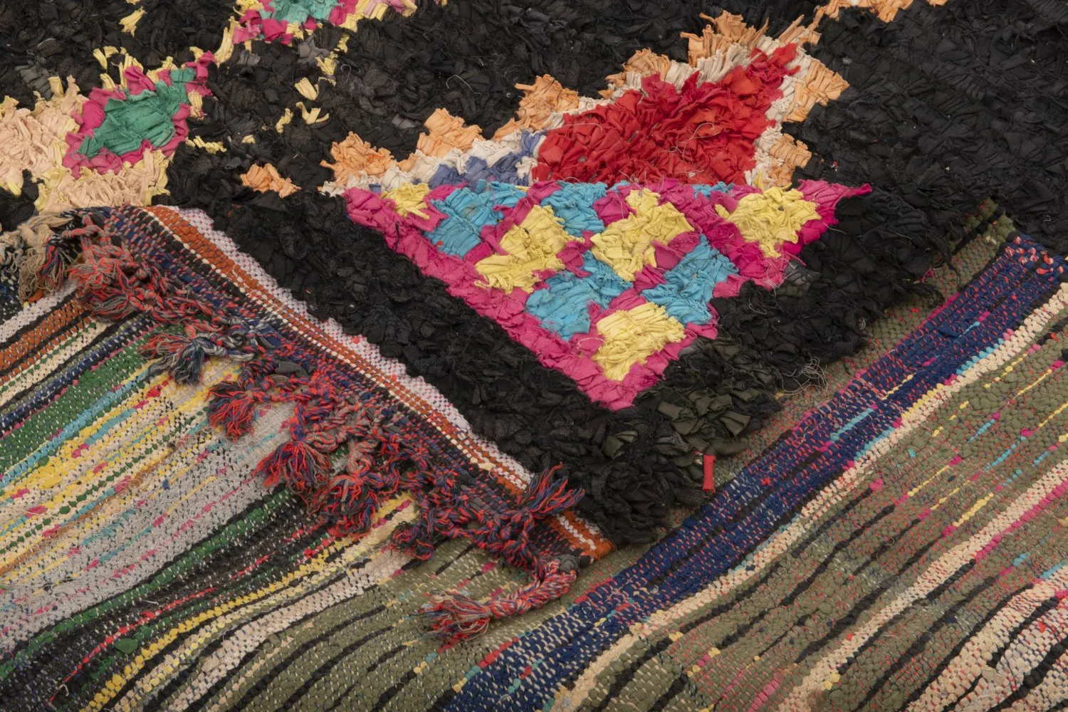 Marokkansk Boucherouite-teppe 315 x 165 cm