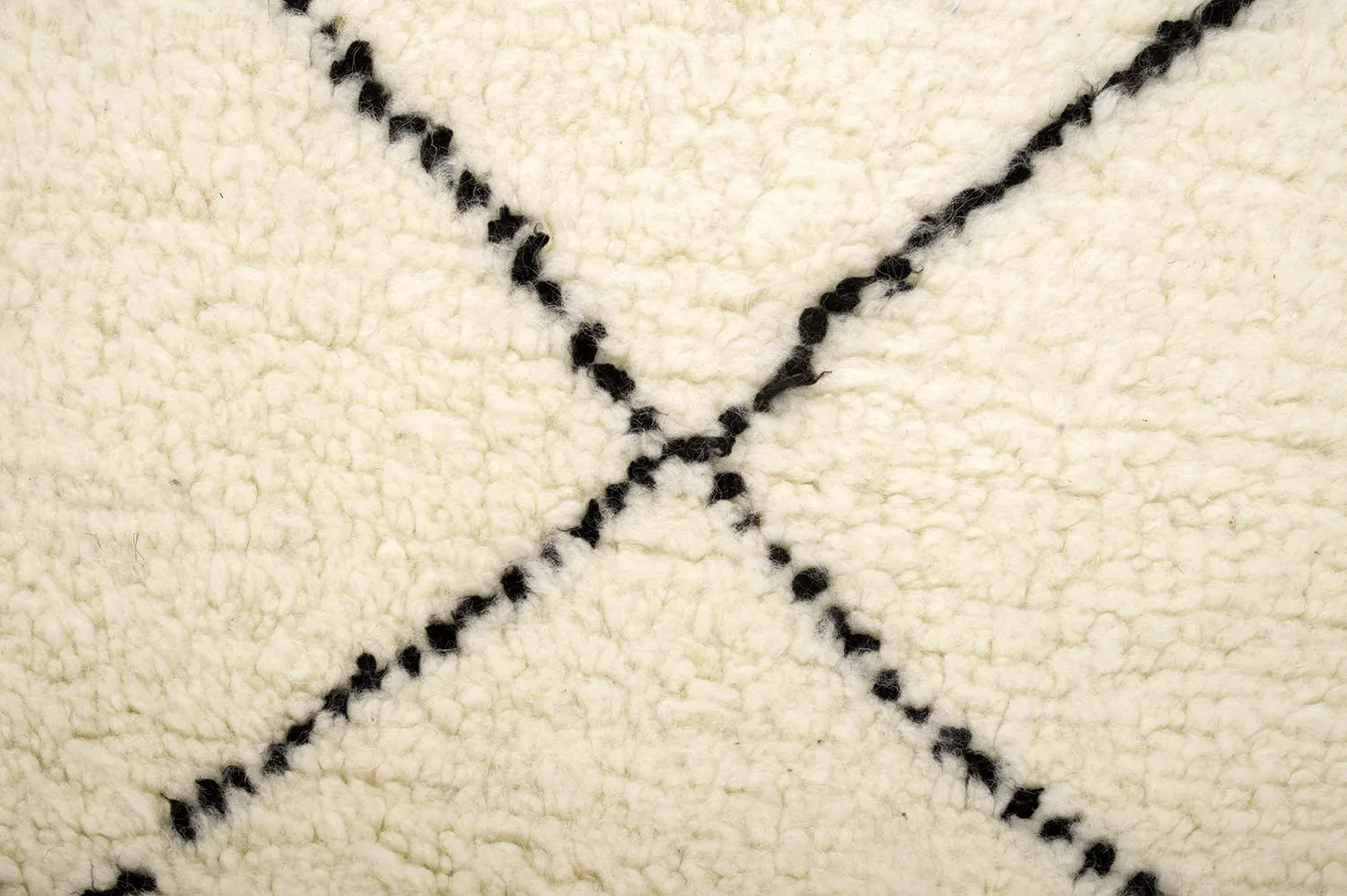 Kelim-teppe Marokkansk Beni Ourain 170 x 260 cm