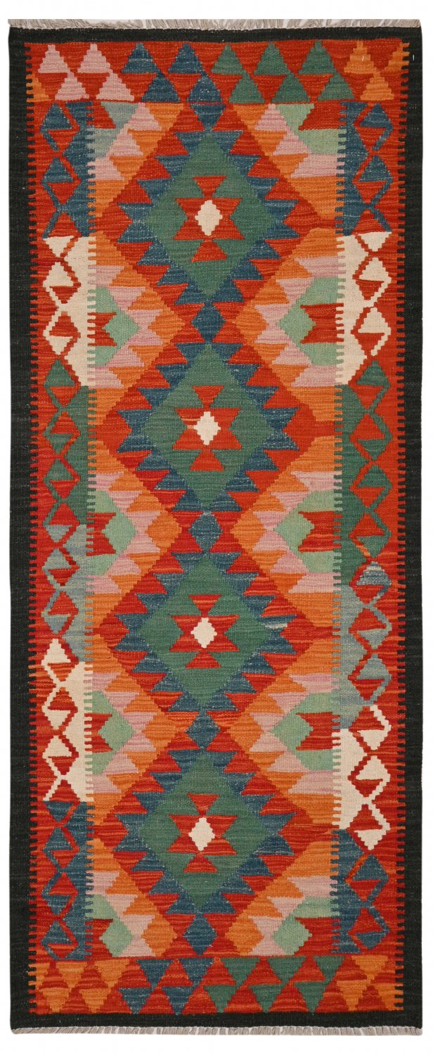Kelim-teppe Afghansk 189 x 80 cm