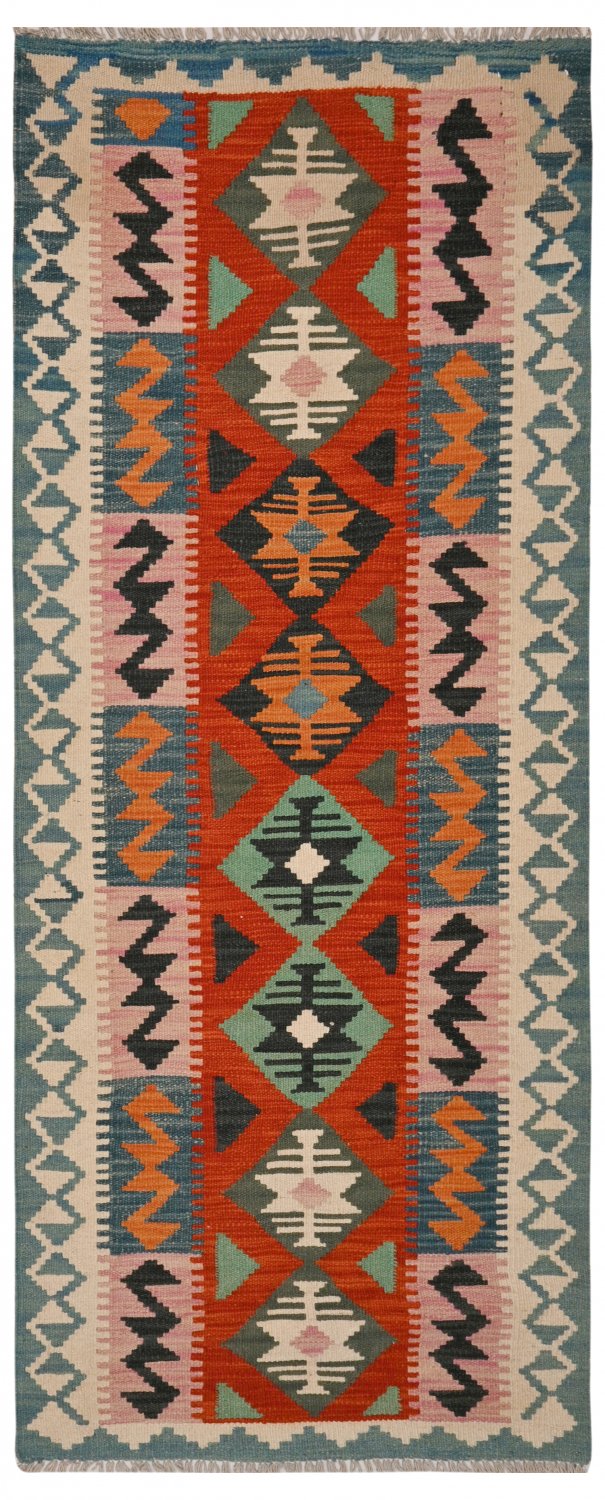 Kelim-teppe Afghansk 189 x 76 cm