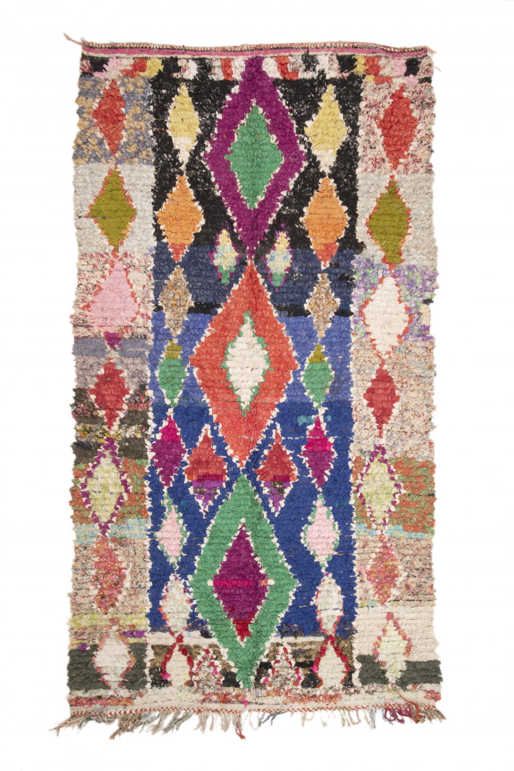 Marokkansk Boucherouite-teppe 295 x 150 cm