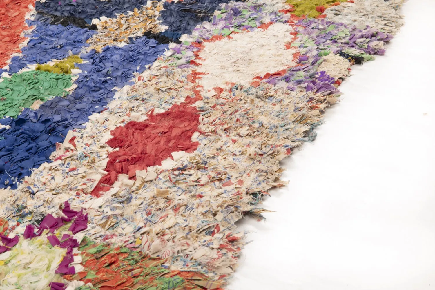 Marokkansk Boucherouite-teppe 295 x 150 cm