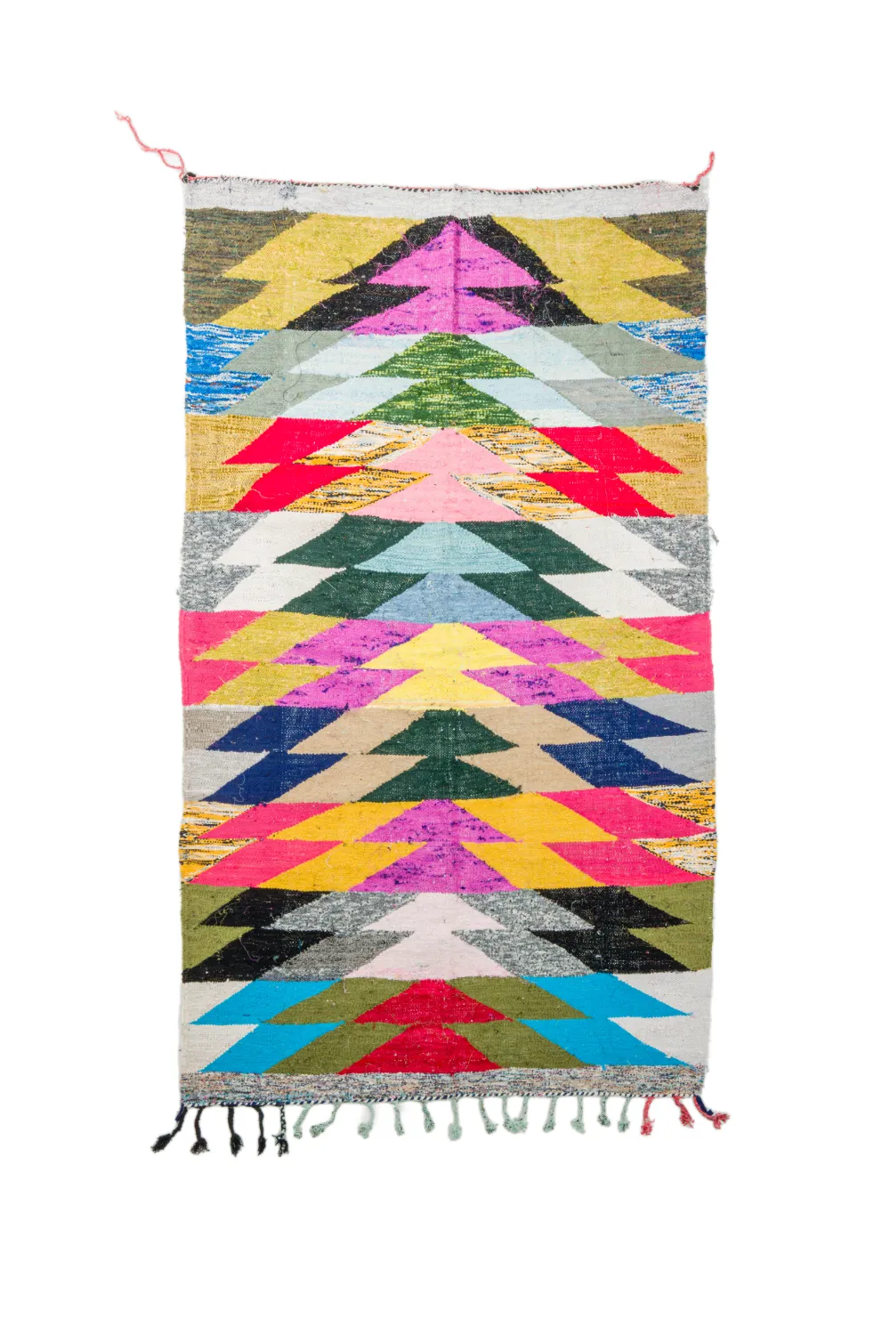 Marokkansk Boucherouite-teppe 155 x 255 cm
