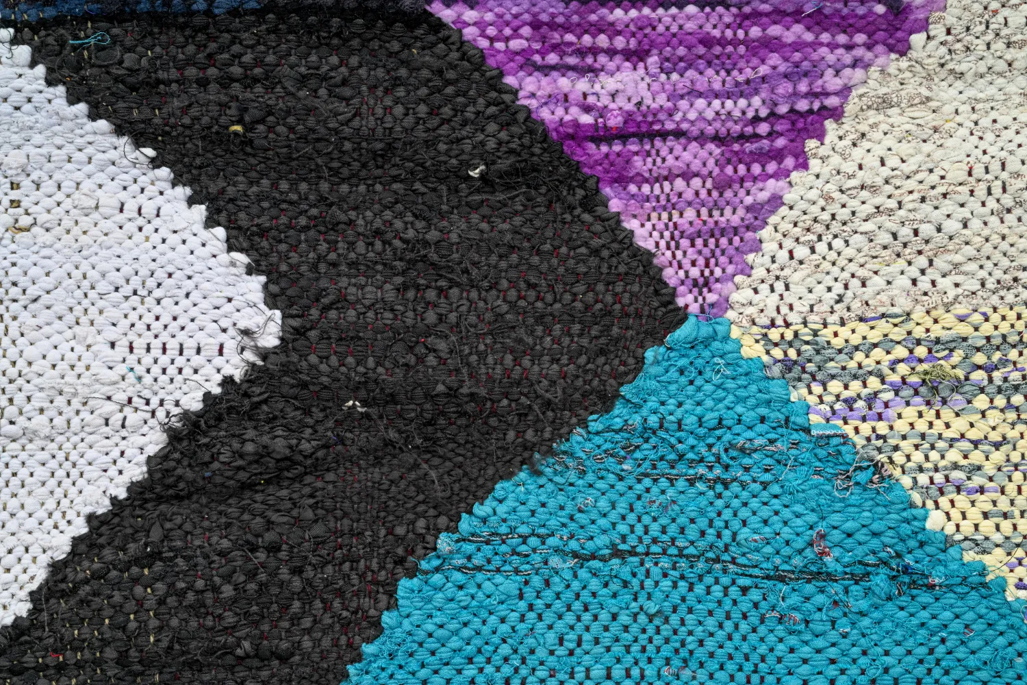 Marokkansk Boucherouite-teppe 155 x 290 cm