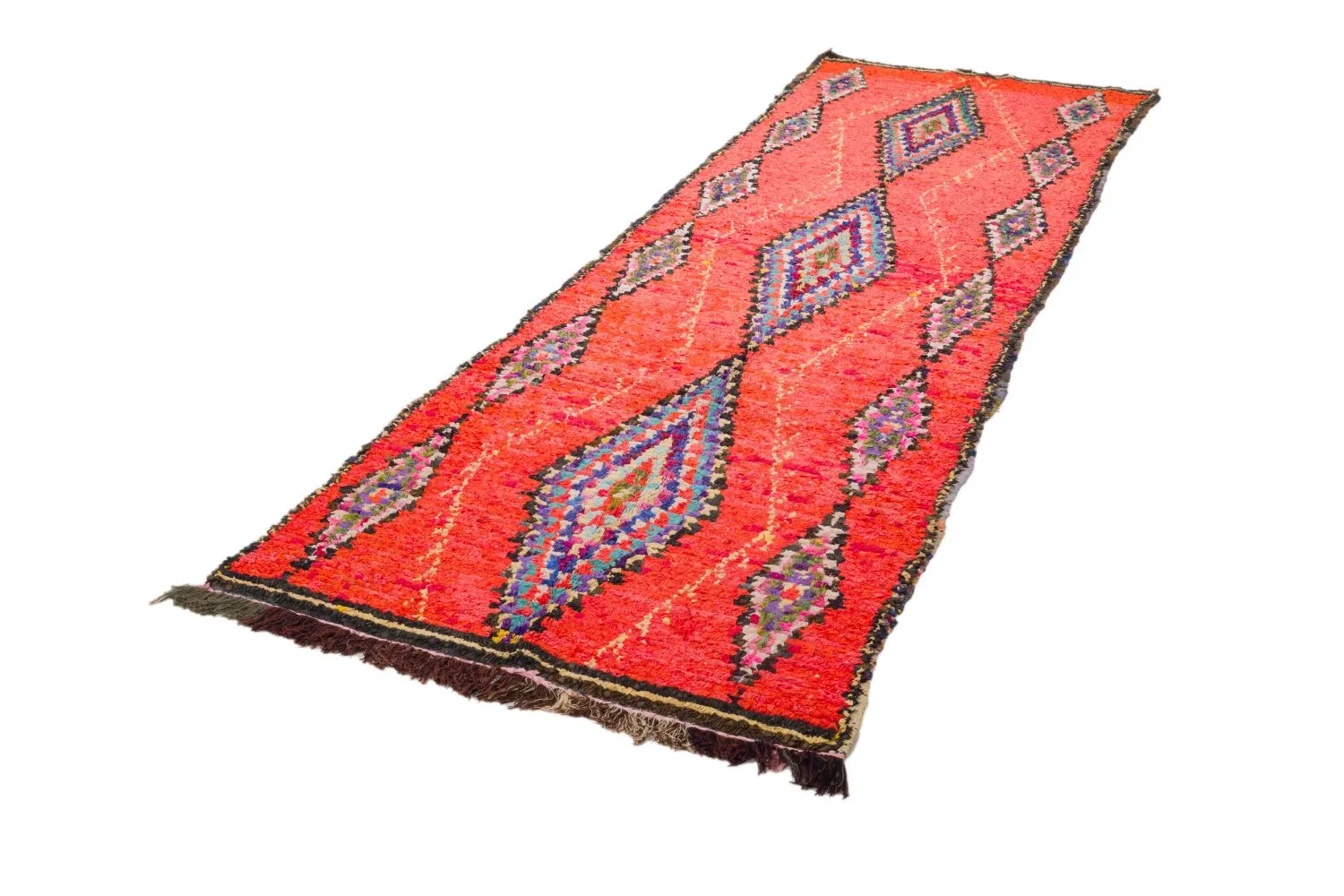 Marokkansk Boucherouite-teppe 360 x 170 cm