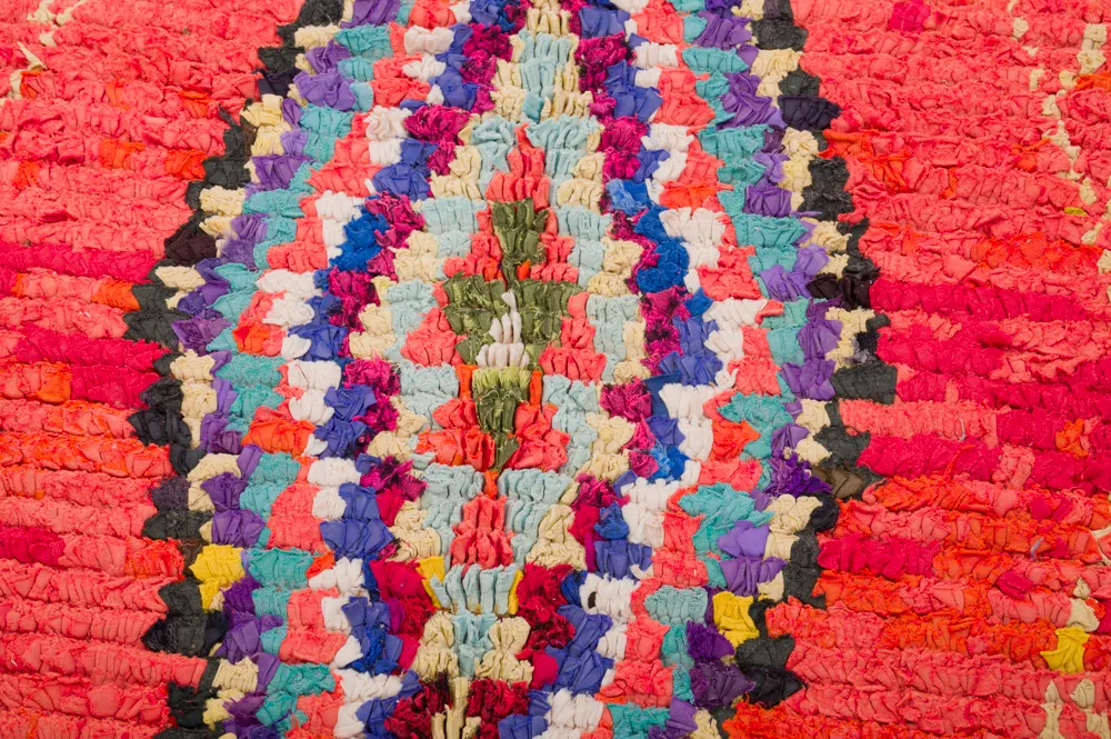 Marokkansk Boucherouite-teppe 360 x 170 cm
