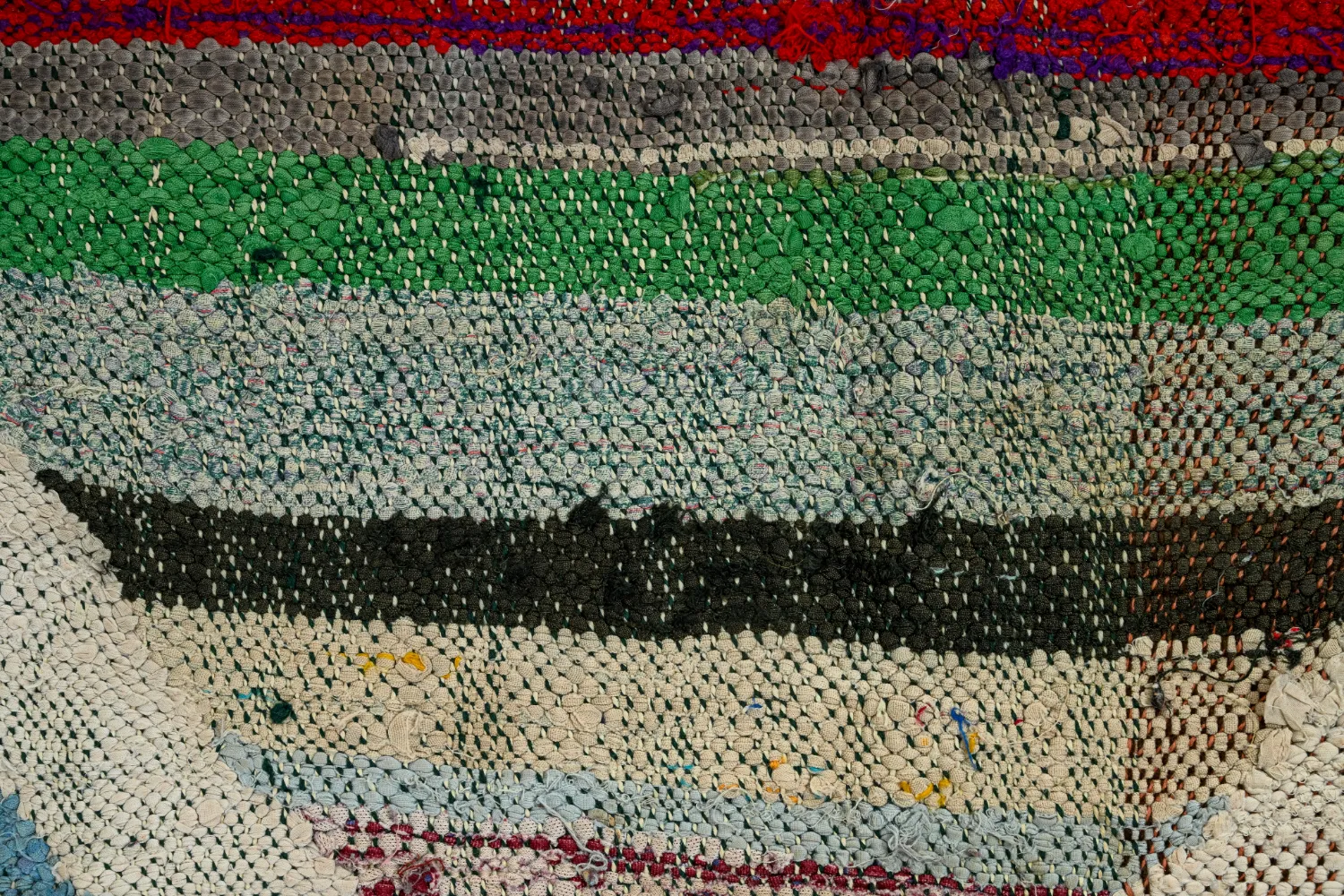 Marokkansk Boucherouite-teppe 145 x 295 cm