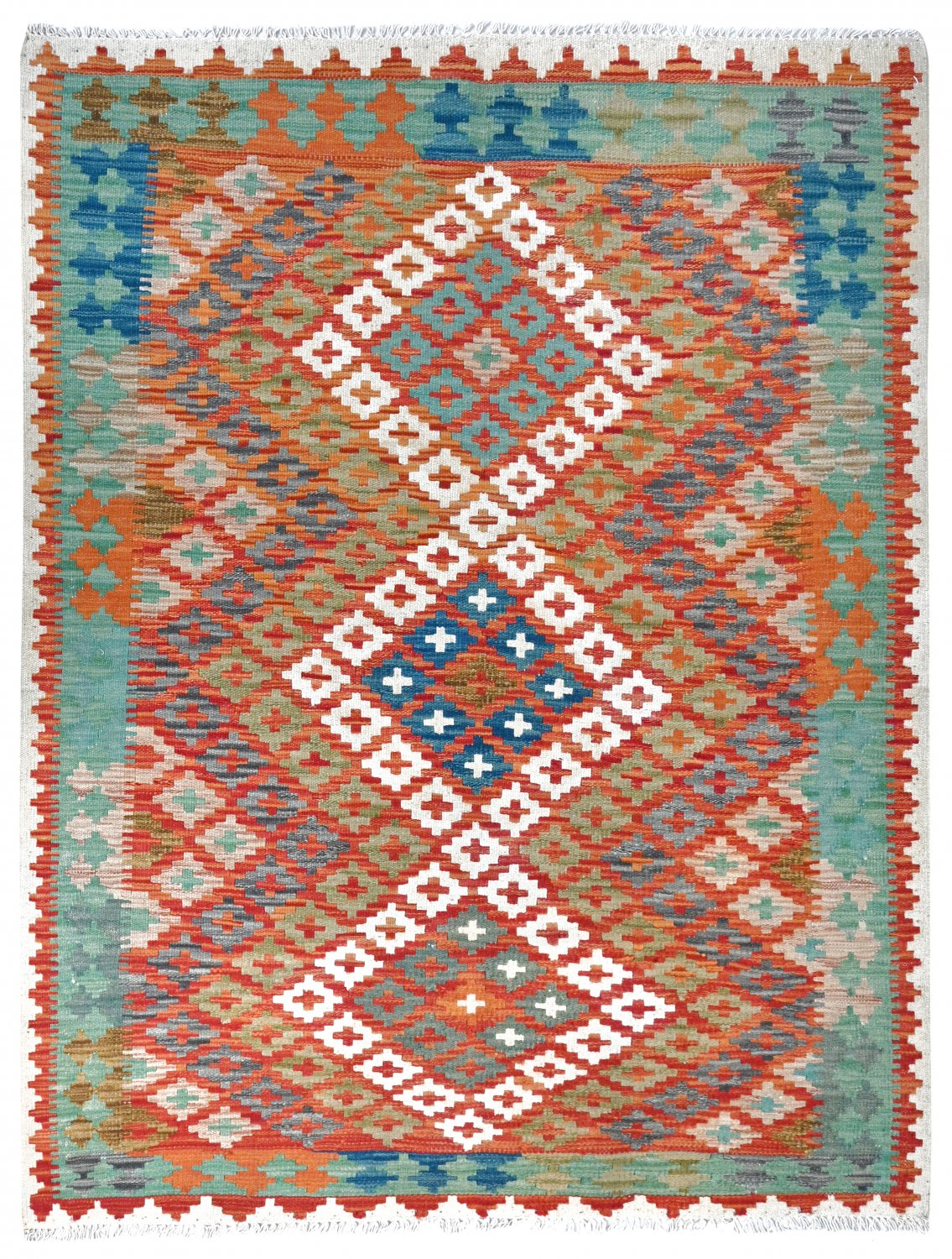Kelim-teppe Afghansk 165 x 122 cm