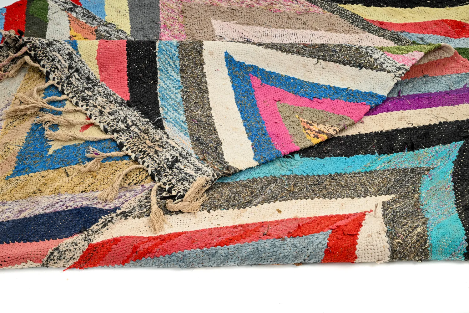 Marokkansk Boucherouite-teppe 165 x 270 cm