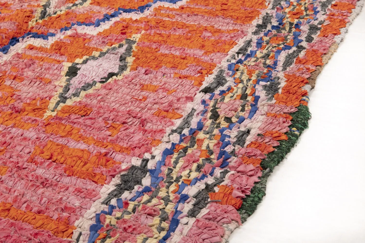 Marokkansk Boucherouite-teppe 275 x 130 cm