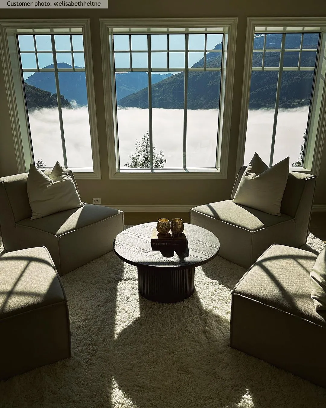Ullteppe - Aliste Wool Shaggy (alabaster gleam)