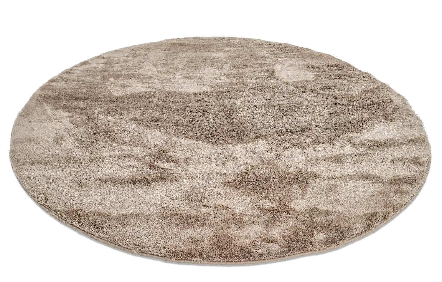 Runde tepper - Aranga Super Soft Fur (brun)