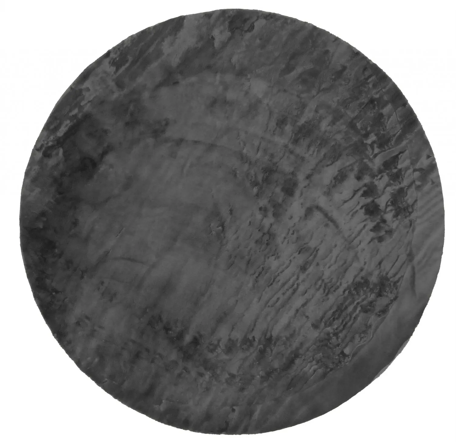 Runde tepper - Aranga Super Soft Fur (antrasitt)