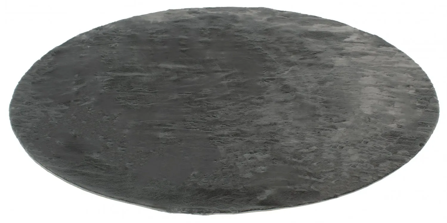 Runde tepper - Aranga Super Soft Fur (antrasitt)