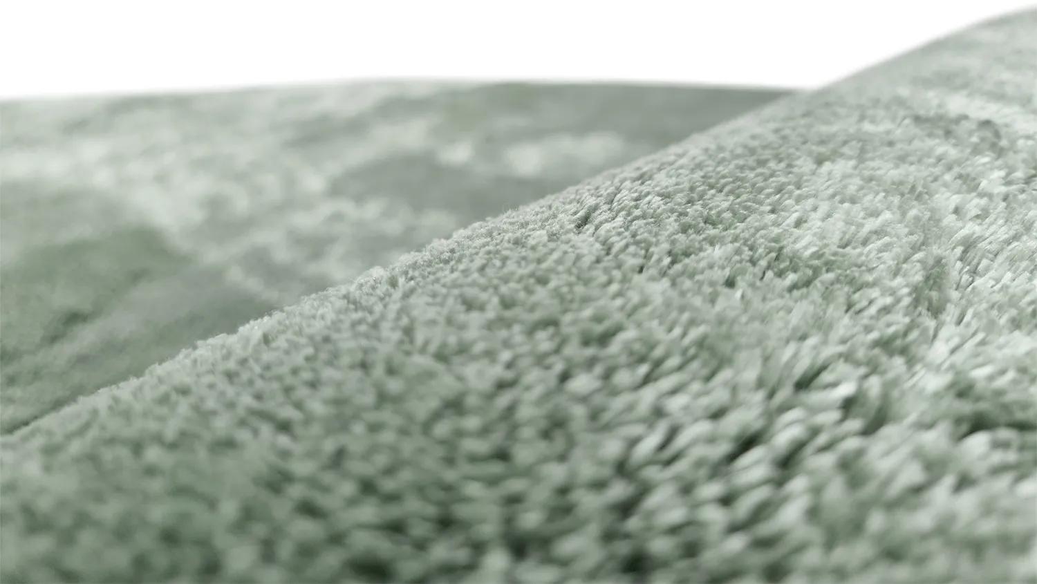 Runde tepper - Aranga Super Soft Fur (grønn)