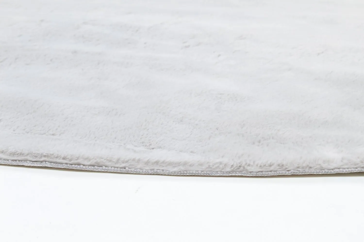 Runde tepper - Aranga Super Soft Fur (grå)