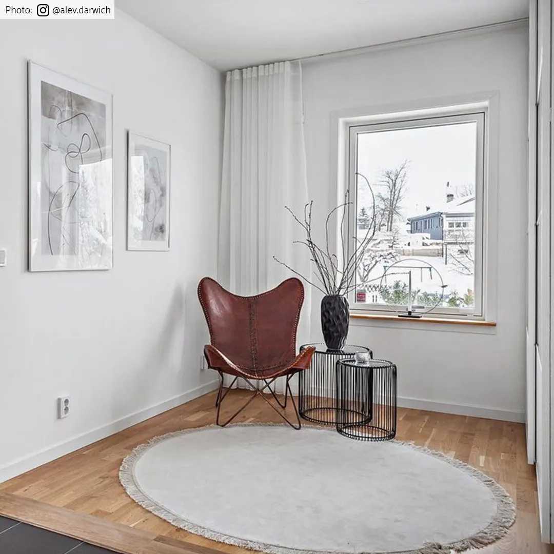 Wilton-teppe - Art Silk (lysegrå/beige)
