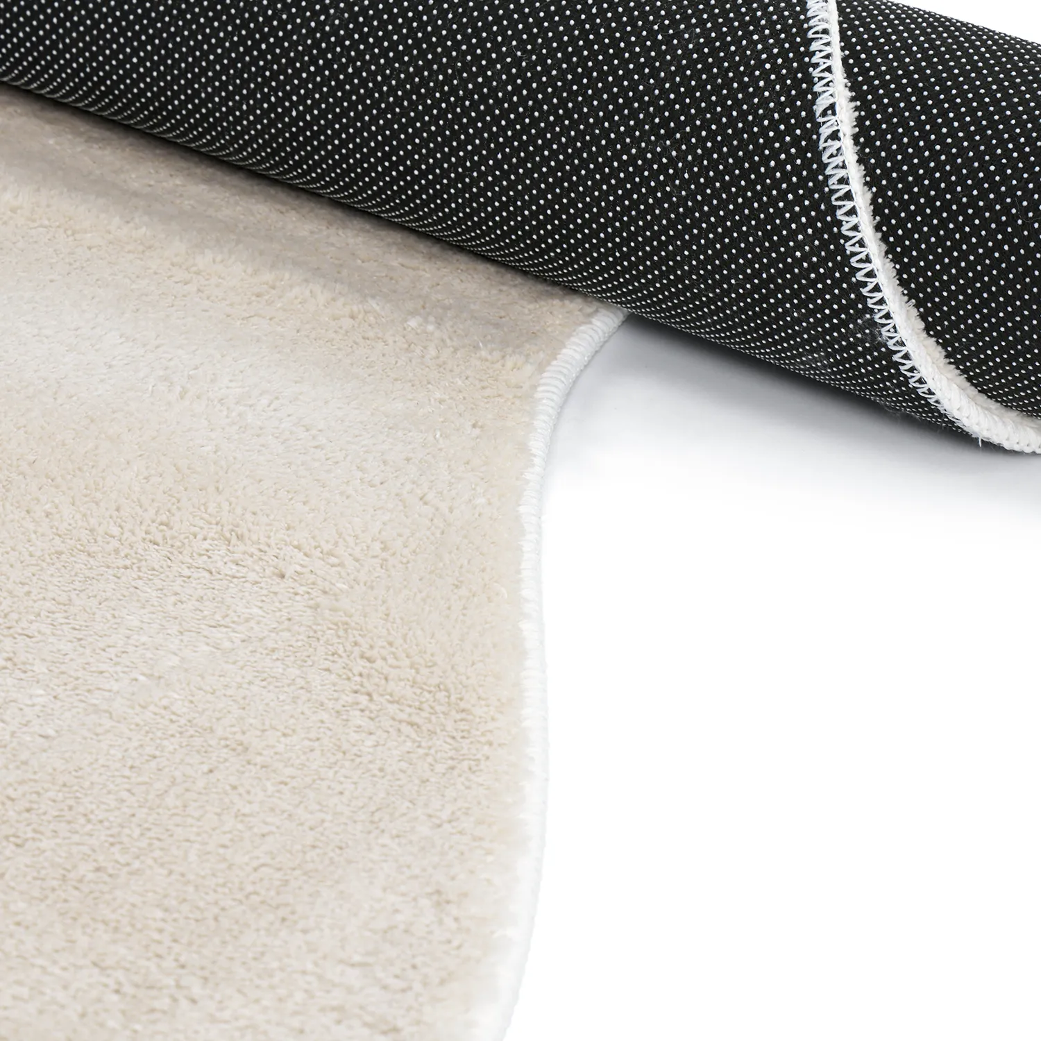 Asymmetrisk Bølgete Ryeteppe - Aranga Super Soft Fur (beige)