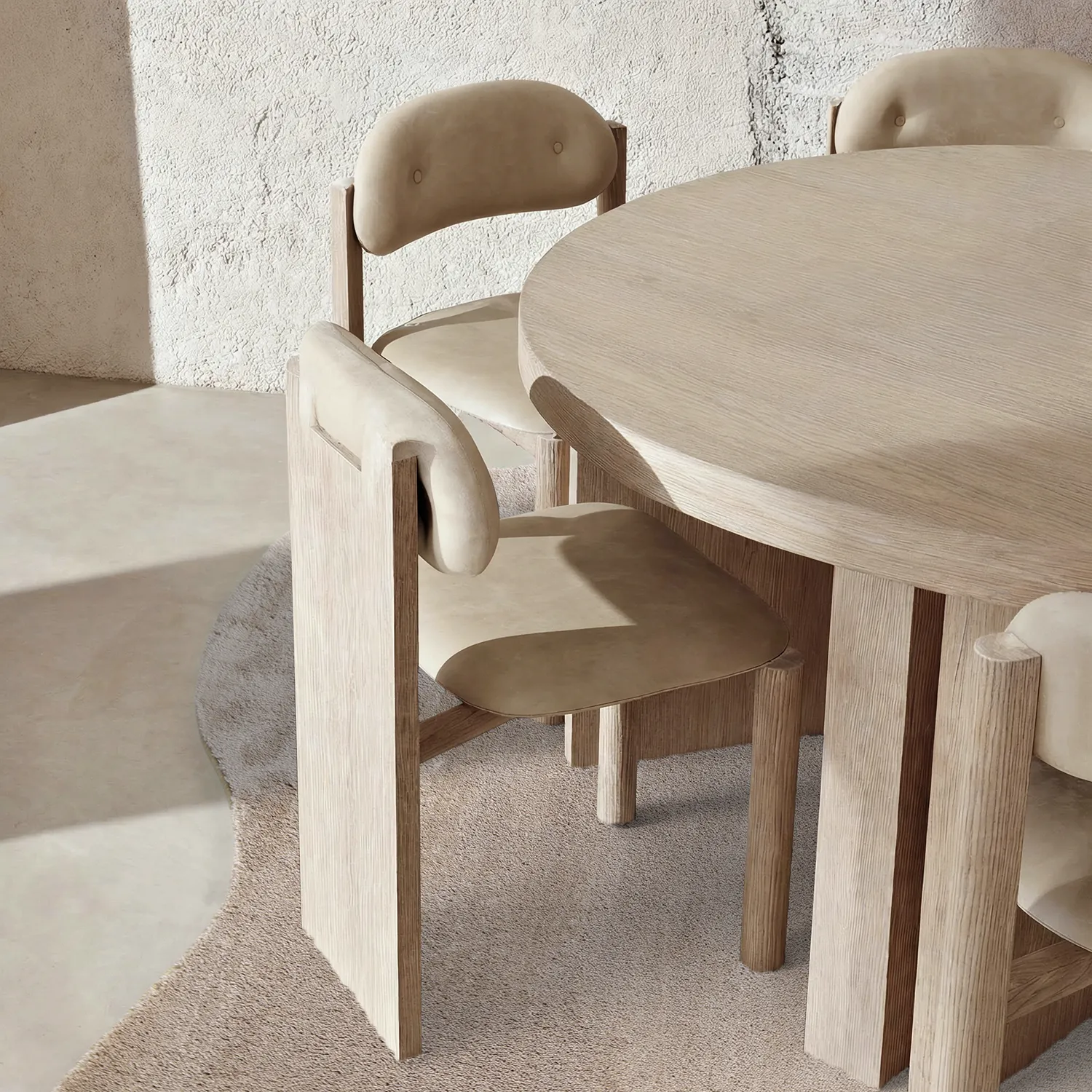 Asymmetrisk Bølgete Ryeteppe - Aranga Super Soft Fur (brun)