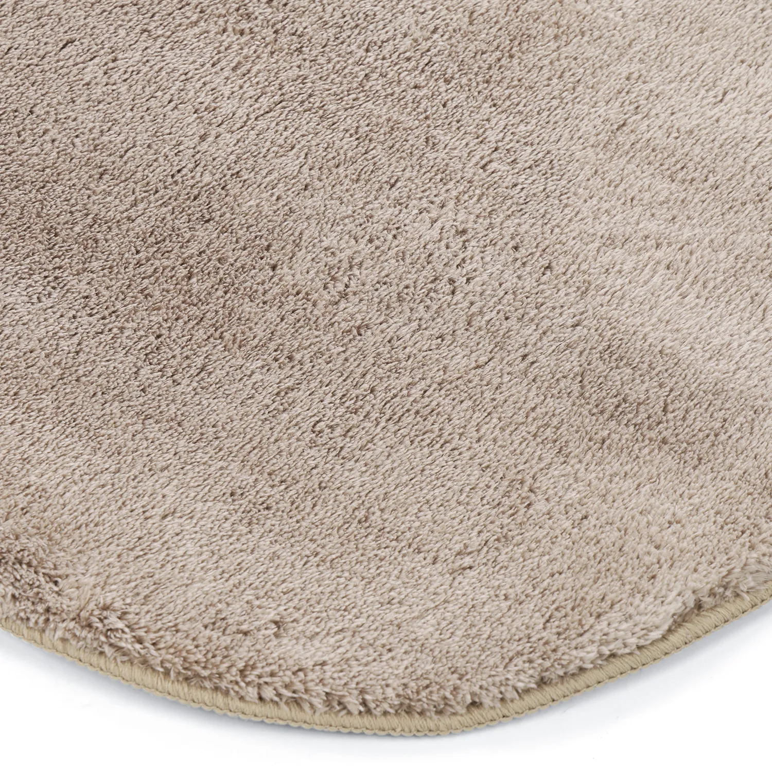 Asymmetrisk Bølgete Ryeteppe - Aranga Super Soft Fur (brun)