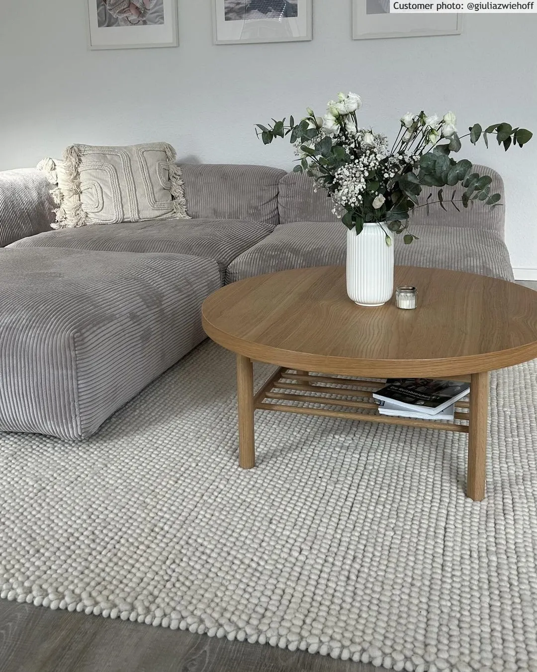 Ullteppe - Avafors Wool Bubble (beige)