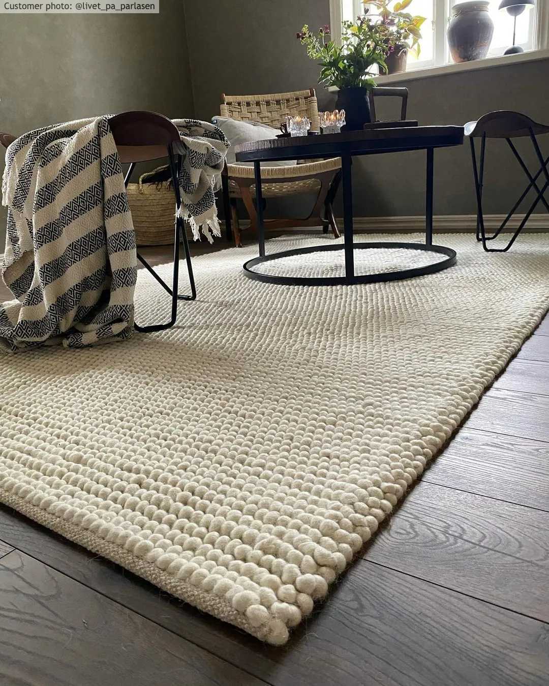 Ullteppe - Avafors Wool Bubble (beige)