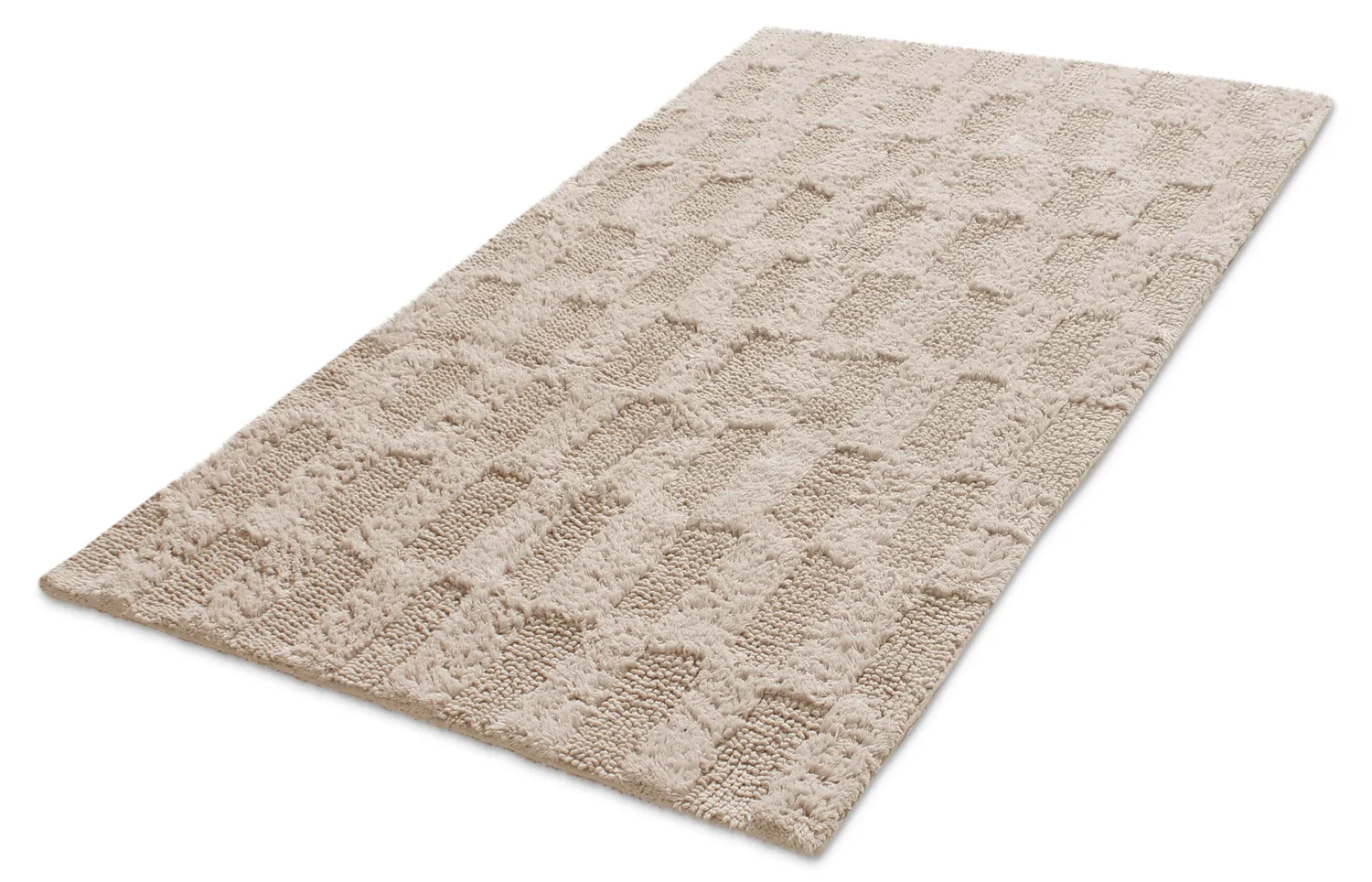 Baderomsmatte - Bevin (beige)